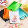 Hestya 200 Pieces Film Resealable Bags Polyester Odor Proof Bags Aluminum Foil Food Storage Metallic Flat Zipper Sealable Pouch for Small Business Candy Sample Packaging(3.1 x 5.1 Inch,Multicolor) view 2