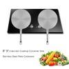 Heat Diffuser for Glass Cooktop,Glass Cooktop Protector,8inch Stainless Steel Induction Diffuser Plate for Electric Gas StoveCooktop Heat Diffuser with removable handle 20CM view 3
