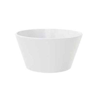 GET BC-007-W Supermel Bouillon Cups, 8 Oz, 4" Diameter x 2.25" Deep Melamine Cups, White, Case of 4 Dozen