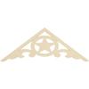 Ekena Millwork GPP060X023X100AUS Austin Architectural Grade PVC Gable Pediments, 60"W x 22 1/2"H x 1"P (9/12) Pitch view 4