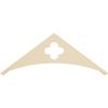 Ekena Millwork GPP036X014X100TUR Turner Architectural Grade PVC Gable Pediments, 36"W x 13 1/2"H x 1"P (9/12) Pitch view 4