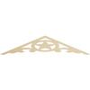 Ekena Millwork GPP060X013X100AUS Austin Architectural Grade PVC Gable Pediments, 60"W x 12 1/2"H x 1"P (5/12) Pitch view 1