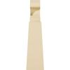 Ekena Millwork GPP036X009X100BOR Bordeaux Architectural Grade PVC Gable Pediments, 36"W x 9"H x 1"P (6/12) Pitch view 3