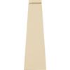 Ekena Millwork GPP036X008X100CEN Cena Architectural Grade PVC Gable Pediments, 36"W x 7 1/2"H x 1"P (5/12) Pitch view 3