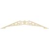 Ekena Millwork GPP036X008X100CEN Cena Architectural Grade PVC Gable Pediments, 36"W x 7 1/2"H x 1"P (5/12) Pitch view 4