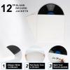 20ct 12-Inch LP Vinyl Record Jackets - 350gsm White Cardboard Covers, Blank Album for Outer Sleeves, No Center Hole, for CD Collection view 3