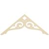 Ekena Millwork GPP048X020X100BOR Bordeaux Architectural Grade PVC Gable Pediments, 48"W x 20"H x 1"P (10/12) Pitch view 4