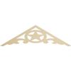 Ekena Millwork GPP060X018X100AUS Austin Architectural Grade PVC Gable Pediments, 60"W x 17 1/2"H x 1"P (7/12) Pitch view 1