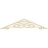 Ekena Millwork GPP036X008X100KEN Kendall Architectural Grade PVC Gable Pediments, 36"W x 7 1/2"H x 1"P (5/12) Pitch view 4