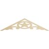 Ekena Millwork GPP072X018X100AUS Austin Architectural Grade PVC Gable Pediments, 72"W x 18"H x 1"P (6/12) Pitch view 1