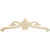 Ekena Millwork GPP060X018X100FLO Florence Architectural Grade PVC Gable Pediments, 60"W x 17 1/2"H x 1"P (7/12) Pitch view 1