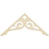 Ekena Millwork GPP036X017X100BOR Bordeaux Architectural Grade PVC Gable Pediments, 36"W x 16 1/2"H x 1"P (11/12) Pitch view 4