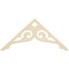 Ekena Millwork GPP048X022X100BOR Bordeaux Architectural Grade PVC Gable Pediments, 48"W x 22"H x 1"P (11/12) Pitch view 4