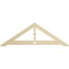 Ekena Millwork GPP060X020X100ART Artisan Architectural Grade PVC Gable Pediments, 60"W x 20"H x 1"P (8/12) Pitch view 1