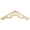 Ekena Millwork GPP060X018X100NOR Northwest Architectural Grade PVC Gable Pediments, 60"W x 17 1/2"H x 1"P (7/12) Pitch view 1