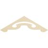 Ekena Millwork GPP060X018X100NOR Northwest Architectural Grade PVC Gable Pediments, 60"W x 17 1/2"H x 1"P (7/12) Pitch view 4