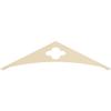 Ekena Millwork GPP060X015X100TUR Turner Architectural Grade PVC Gable Pediments, 60"W x 15"H x 1"P (6/12) Pitch view 4