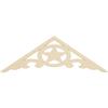 Ekena Millwork GPP036X012X100AUS Austin Architectural Grade PVC Gable Pediments, 36"W x 12"H x 1"P (8/12) Pitch view 4