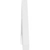 Ekena Millwork GPP036X008X100WEL Wellington Architectural Grade PVC Gable Pediments, 36"W x 7 1/2"H x 1"P (5/12) Pitch view 3