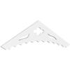 Ekena Millwork GPP060X015X100WEL Wellington Architectural Grade PVC Gable Pediments, 60"W x 15"H x 1"P (6/12) Pitch view 1