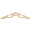 Ekena Millwork GPP036X008X100PRE Preston Architectural Grade PVC Gable Pediments, 36"W x 7 1/2"H x 1"P (5/12) Pitch view 1