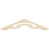 Ekena Millwork GPP036X008X100PRE Preston Architectural Grade PVC Gable Pediments, 36"W x 7 1/2"H x 1"P (5/12) Pitch view 4