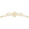Ekena Millwork GPP072X018X100FLO Florence Architectural Grade PVC Gable Pediments, 72"W x 18"H x 1"P (6/12) Pitch view 4