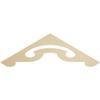 Ekena Millwork GPP072X021X100NOR Northwest Architectural Grade PVC Gable Pediments, 72"W x 21"H x 1"P (7/12) Pitch view 1