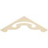 Ekena Millwork GPP072X021X100NOR Northwest Architectural Grade PVC Gable Pediments, 72"W x 21"H x 1"P (7/12) Pitch view 4