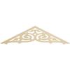 Ekena Millwork GPP060X015X100ATH Athens Architectural Grade PVC Gable Pediments, 60"W x 15"H x 1"P (6/12) Pitch view 1