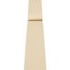 Ekena Millwork GPP036X008X100NAP Naple Architectural Grade PVC Gable Pediments, 36"W x 7 1/2"H x 1"P (5/12) Pitch view 3