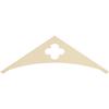 Ekena Millwork GPP060X020X100TUR Turner Architectural Grade PVC Gable Pediments, 60"W x 20"H x 1"P (8/12) Pitch view 4