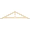 Ekena Millwork GPP072X018X100ART Artisan Architectural Grade PVC Gable Pediments, 72"W x 18"H x 1"P (6/12) Pitch view 4