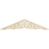 Ekena Millwork GPP036X008X100AUS Austin Architectural Grade PVC Gable Pediments, 36"W x 7 1/2"H x 1"P (5/12) Pitch view 1