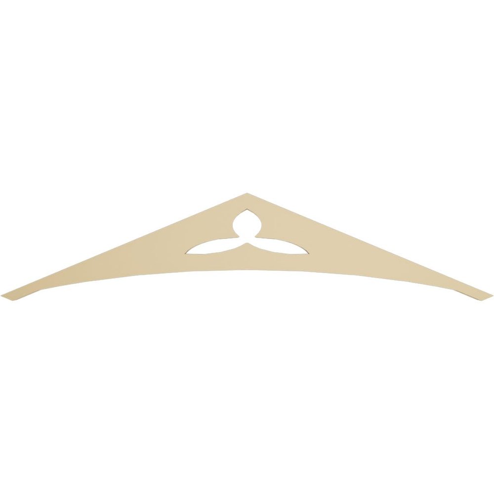 Ekena Millwork GPP036X008X100NOR Northwest Architectural Grade PVC Gable Pediments, 36"W x 7 1/2"H x 1"P (5/12) Pitch