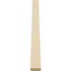 Ekena Millwork GPP060X013X100TUR Turner Architectural Grade PVC Gable Pediments, 60"W x 12 1/2"H x 1"P (5/12) Pitch view 3