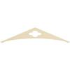Ekena Millwork GPP060X013X100TUR Turner Architectural Grade PVC Gable Pediments, 60"W x 12 1/2"H x 1"P (5/12) Pitch view 4