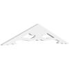 Ekena Millwork GPP036X008X100CRN Cornelia Architectural Grade PVC Gable Pediments, 36"W x 7 1/2"H x 1"P (5/12) Pitch view 1