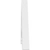 Ekena Millwork GPP036X008X100CRN Cornelia Architectural Grade PVC Gable Pediments, 36"W x 7 1/2"H x 1"P (5/12) Pitch view 3
