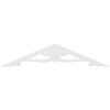 Ekena Millwork GPP036X008X100CRN Cornelia Architectural Grade PVC Gable Pediments, 36"W x 7 1/2"H x 1"P (5/12) Pitch view 4
