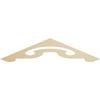 Ekena Millwork GPP060X013X100NOR Northwest Architectural Grade PVC Gable Pediments, 60"W x 12 1/2"H x 1"P (5/12) Pitch view 1