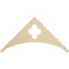 Ekena Millwork GPP036X018X100TUR Turner Architectural Grade PVC Gable Pediments, 36"W x 18"H x 1"P (12/12) Pitch view 1