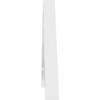 Ekena Millwork GPP036X008X100TUR Turner Architectural Grade PVC Gable Pediments, 36"W x 7 1/2"H x 1"P (5/12) Pitch view 3