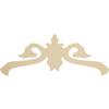 Ekena Millwork GPP036X015X100FLO Florence Architectural Grade PVC Gable Pediments, 36"W x 15"H x 1"P (10/12) Pitch view 1