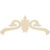 Ekena Millwork GPP036X015X100FLO Florence Architectural Grade PVC Gable Pediments, 36"W x 15"H x 1"P (10/12) Pitch view 4