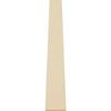 Ekena Millwork GPP048X010X100BOR Bordeaux Architectural Grade PVC Gable Pediments, 48"W x 10"H x 1"P (5/12) Pitch view 3