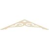 Ekena Millwork GPP048X010X100BOR Bordeaux Architectural Grade PVC Gable Pediments, 48"W x 10"H x 1"P (5/12) Pitch view 4