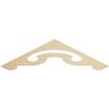 Ekena Millwork GPP060X015X100NOR Northwest Architectural Grade PVC Gable Pediments, 60"W x 15"H x 1"P (6/12) Pitch view 1