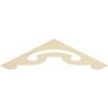 Ekena Millwork GPP060X015X100NOR Northwest Architectural Grade PVC Gable Pediments, 60"W x 15"H x 1"P (6/12) Pitch view 4