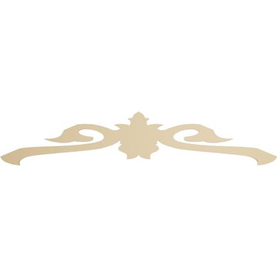 Ekena Millwork GPP060X013X100FLO Florence Architectural Grade PVC Gable Pediments, 60"W x 12 1/2"H x 1"P (5/12) Pitch